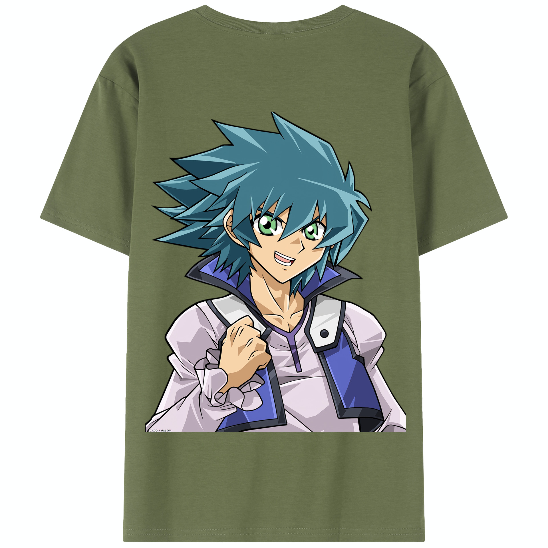 （画像用） 遊☆戯☆王 Yu-Gi-Oh! 綿100％半袖Tシャツ（背面プリント）